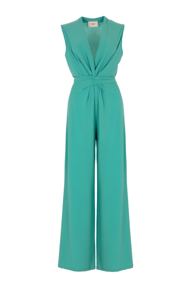 Jumpsuit Vasili Sl Crepe 1933 Turqoise